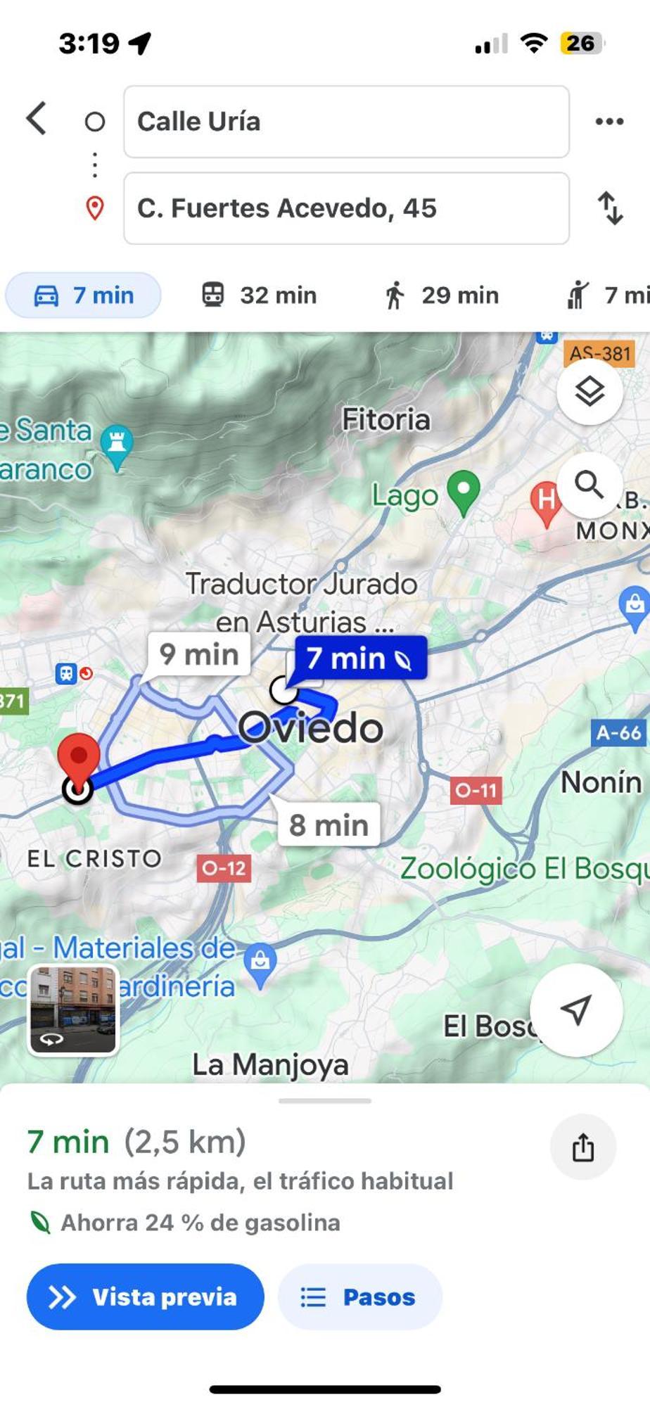 Vistas Monte Naranco Con Parking 5euros Al Dia Apartment *